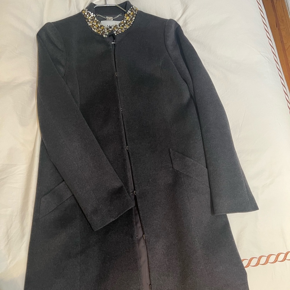 Blumarine Virgin Wool & Cashmere Coat